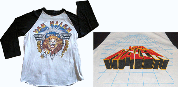 Vintage Van Halen T-Shirt | Concert Jersey | Live 1982