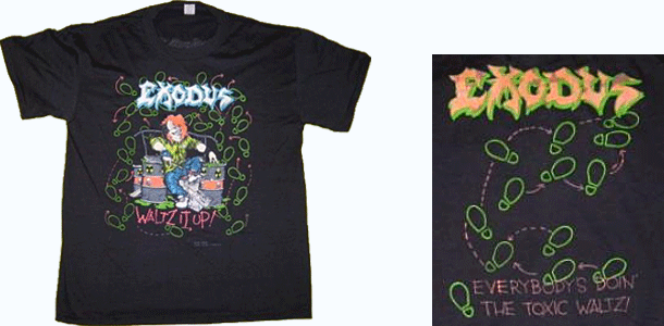 Vintage Exodus T-Shirt | Fabulous Disaster | Toxic Waltz '89
