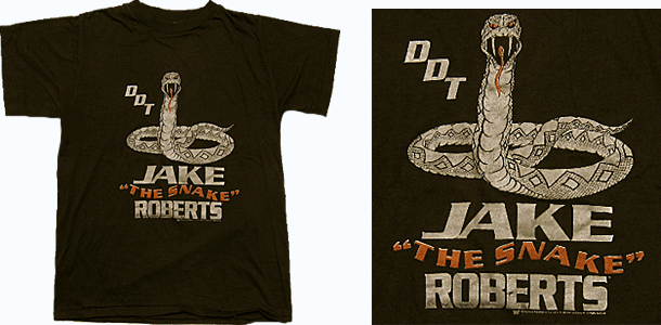 Jake the Snake Roberts Retro Wrestling T Shirt