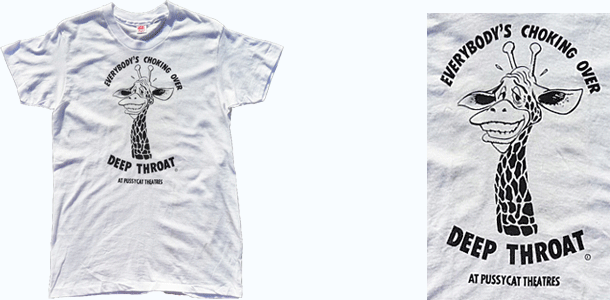 vintage deep throat t-shirt