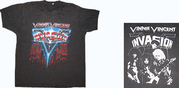 vintage vinnie vincent invasion t-shirt