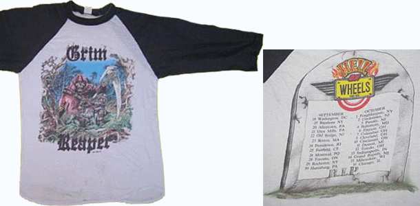 vintage grim reaper t-shirt fear no evil