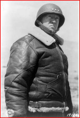 Patton Wearing a B-3