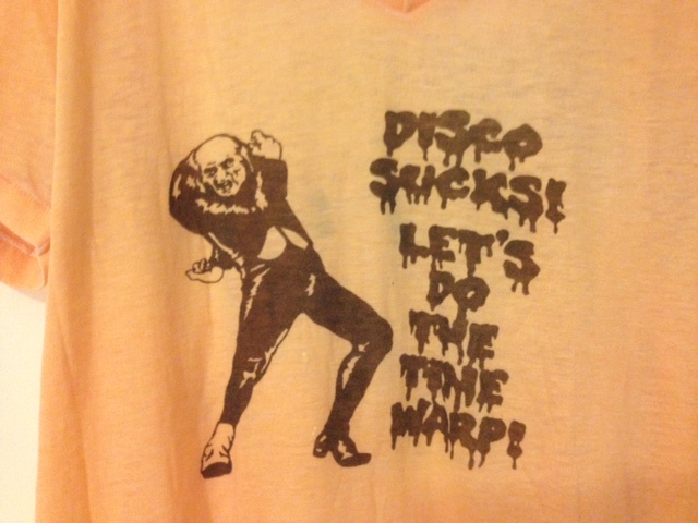Rocky Horror Picture Show Time Warp disco sucks T-shirt