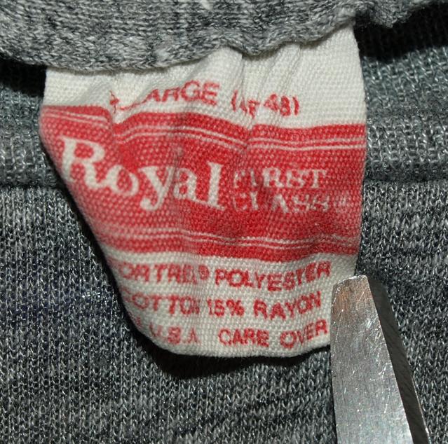 Royal 1st Class Triblend Tag