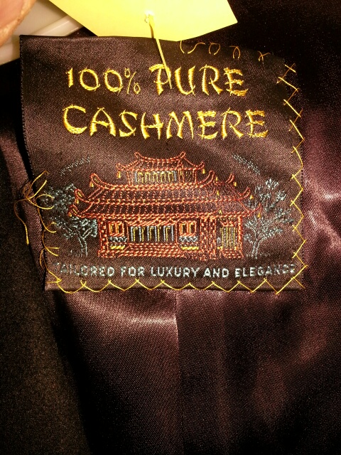 Pure Cashmere Pea Coat/Trench Coat