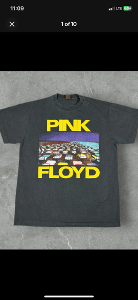 1987 Pink Floyd Tour Tee LEGIT check