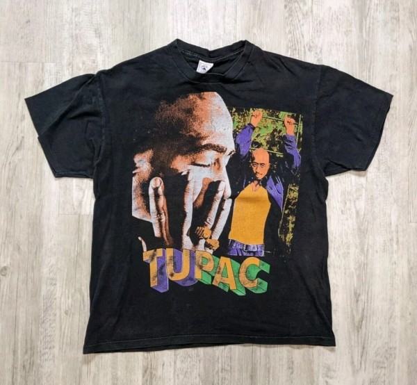 Tupac Me Against rap tee on Delta