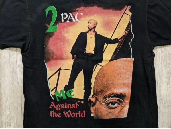 Tupac Me Against rap tee on Delta