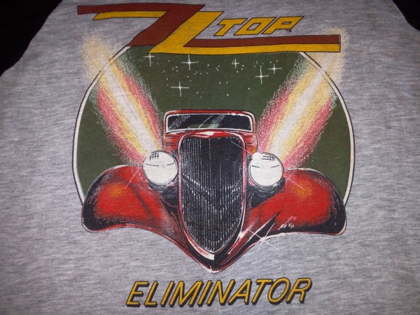 ZZ Top Eliminator Tour '83 front print