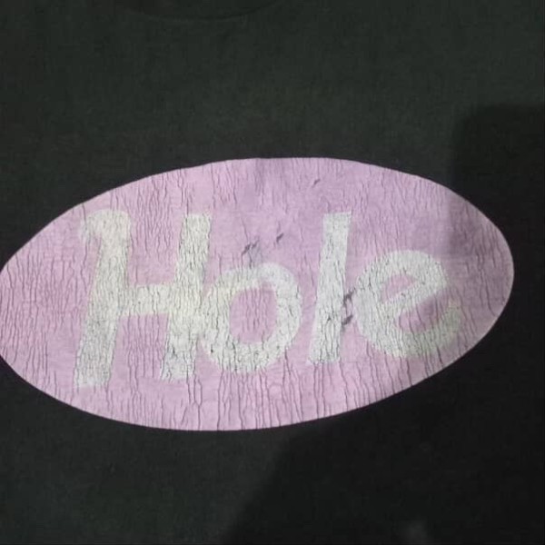Legit check hole shirt