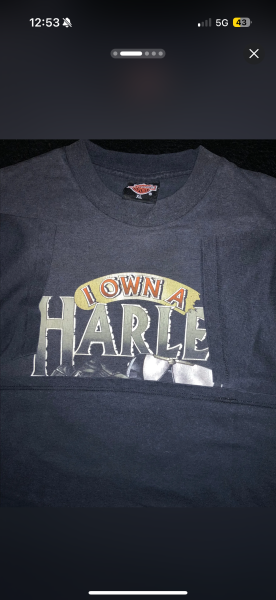 1991 I own a Harley 3d emblem xl