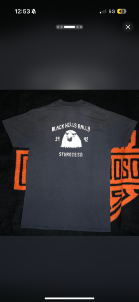 1991 I own a Harley 3d emblem xl