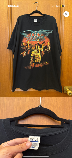 06 Aerosmith Rocking the Joint band tee