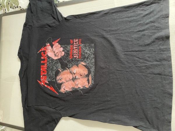Metallica, “Damaged Justice”, Screen Stars, XL t shirt