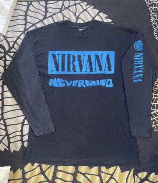 nirvana 1991 nevermind longsleeve shirt