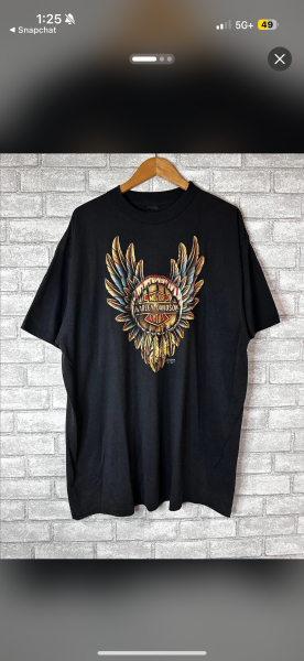 90s Harley 3D emblem 3C dreamcatcher tee