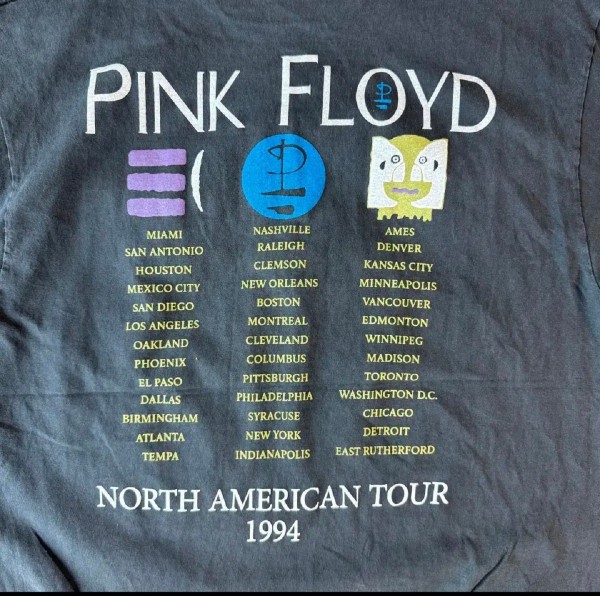Pink Floyd 1994 Tour Brockum T-shirt