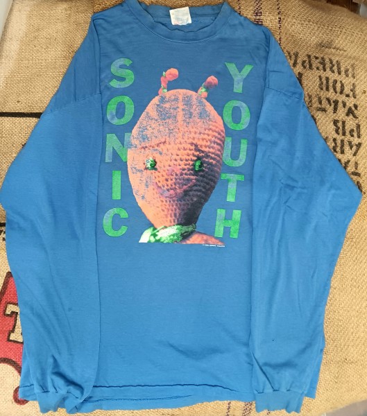LS Sonic Youth Dirty X Mike Kelly "teddy-head" shirt