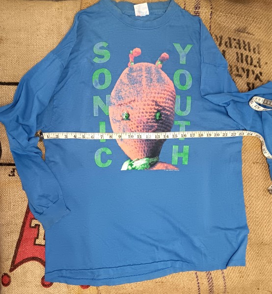 LS Sonic Youth Dirty X Mike Kelly "teddy-head" shirt