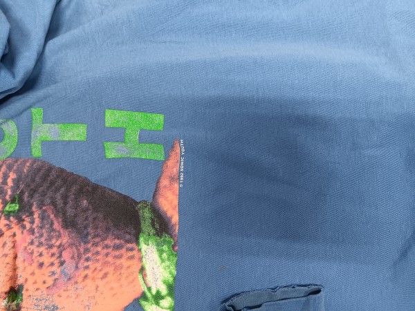 LS Sonic Youth Dirty X Mike Kelly "teddy-head" shirt