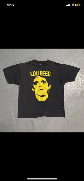 Lou Reed animals sneakers tag vintage tee legit check