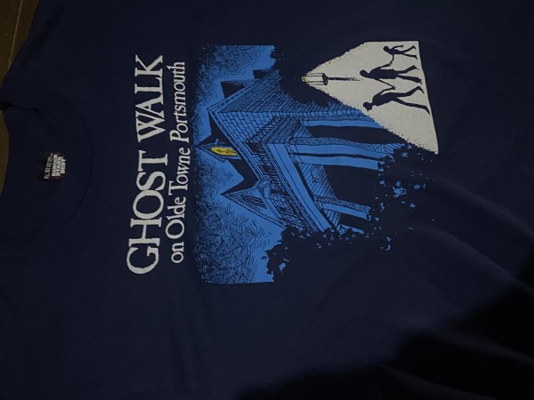 Ghost walk on Olde Towne Portsmouth t-shirt