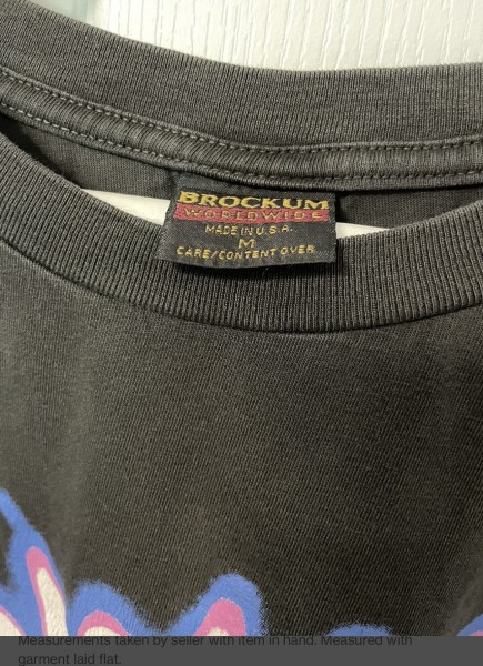 Legit check for vintage soundgarden brockum tag