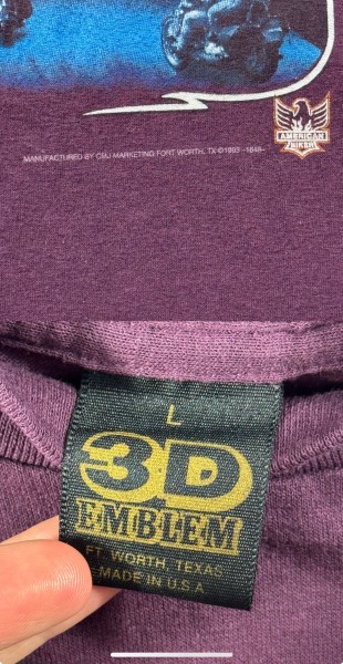 Legit Check 3D Emblem 1993 Sturgis