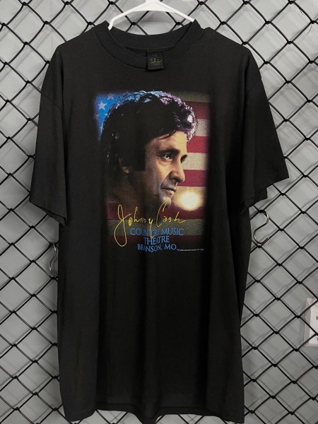 Please Legit Check Johnny Cash 3D Emblem Shirt 2x