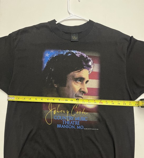 Please Legit Check Johnny Cash 3D Emblem Shirt 2x