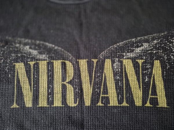 Vintage Nirvana Thermal Waffle Tee check