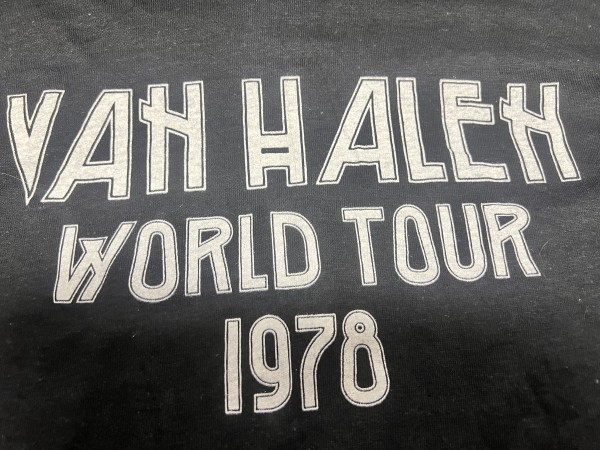 Van Halen 1978 World Tour shirt