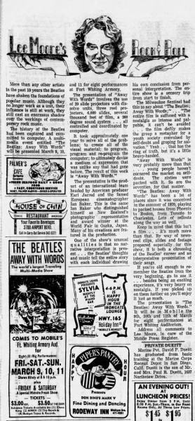 Lee Moore's Rock and Roll Beatles Away With Words