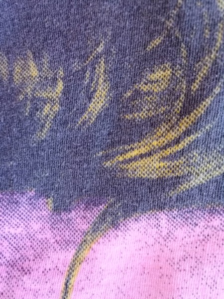 close-up of print