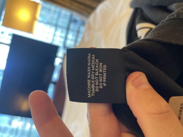 Nirvana Tee Help - Subpop on Back