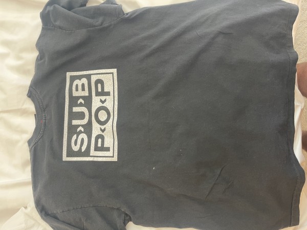 Nirvana Tee Help - Subpop on Back