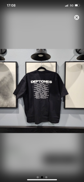 Deftones white pony tour tee cut tag