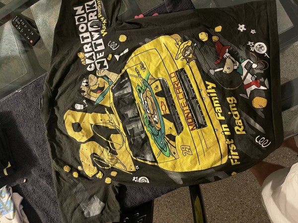 Flintstones NASCAR AOP Giant by Tee Jays tag legit?