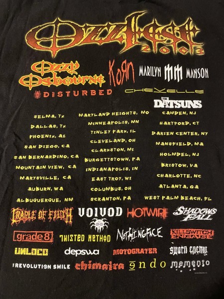 2003 Ozzfest Vintage Tee