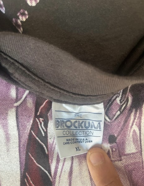 The Brockum collection fake tag
