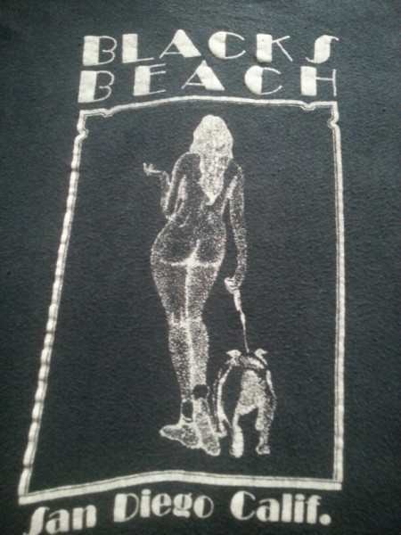 1977 Black's Beach authentic T- Shirt