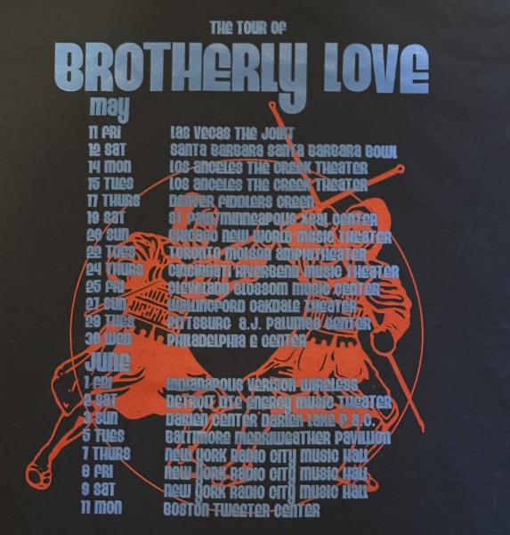 Oasis Tour of Brotherly Love Shirt