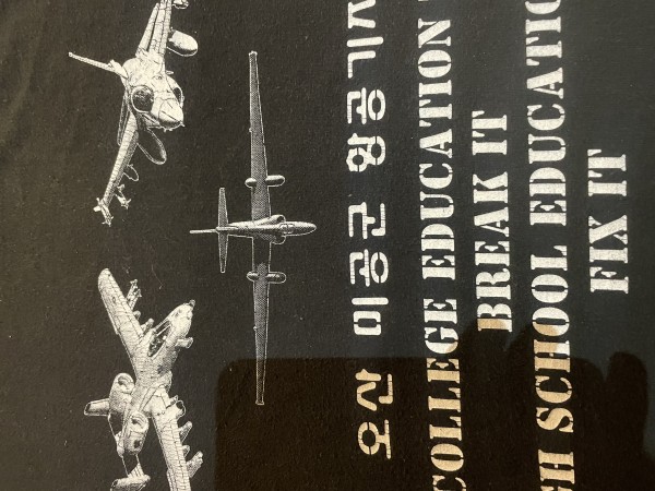 70s  USAF Osan air base tee