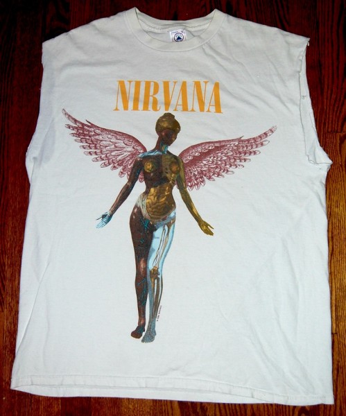 Nirvana 93 In Utero Poor Condition, Cutoff Sleeves