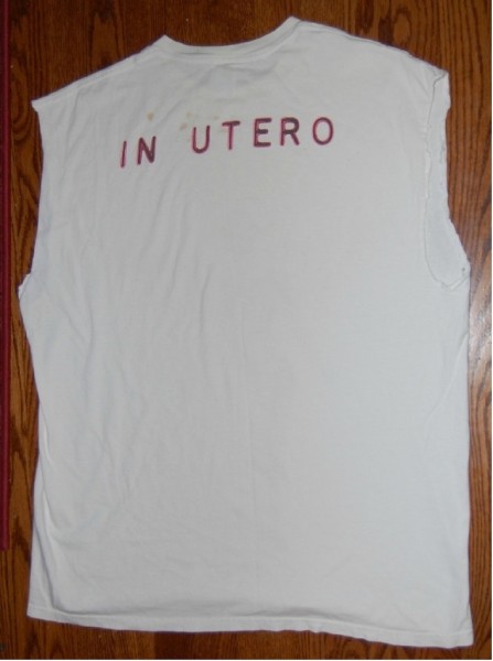 Nirvana 93 In Utero Poor Condition, Cutoff Sleeves