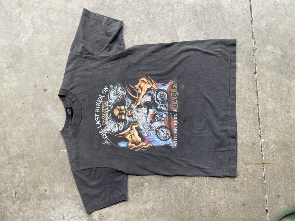1990 3D Emblem Last Biker on Earth