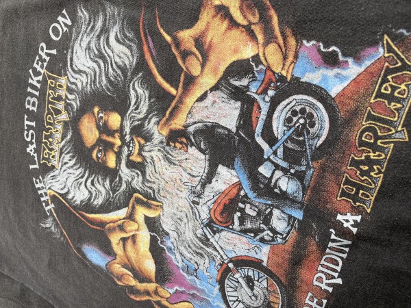 1990 3D Emblem Last Biker on Earth