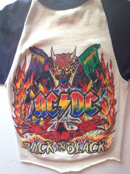 AC/DC 1981 bootleg (backside) from St. Louis