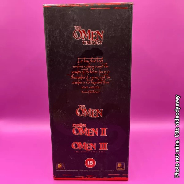 The Omen Trilogy Special 20th Anniversary Edition VHS Promo